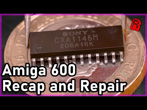 A donated Commodore Amiga 600 needs urgent attention | Retro Computer Repairs