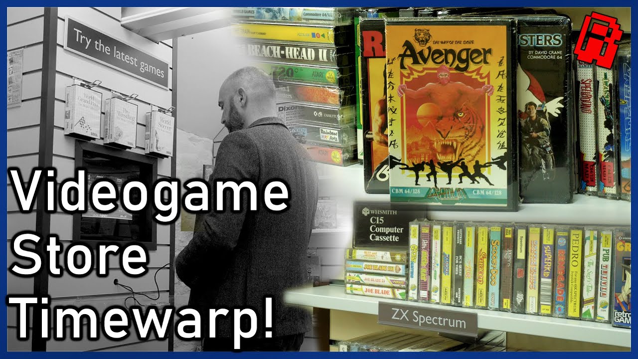 Video Game Store Timewarp! | Recreating a retro game store