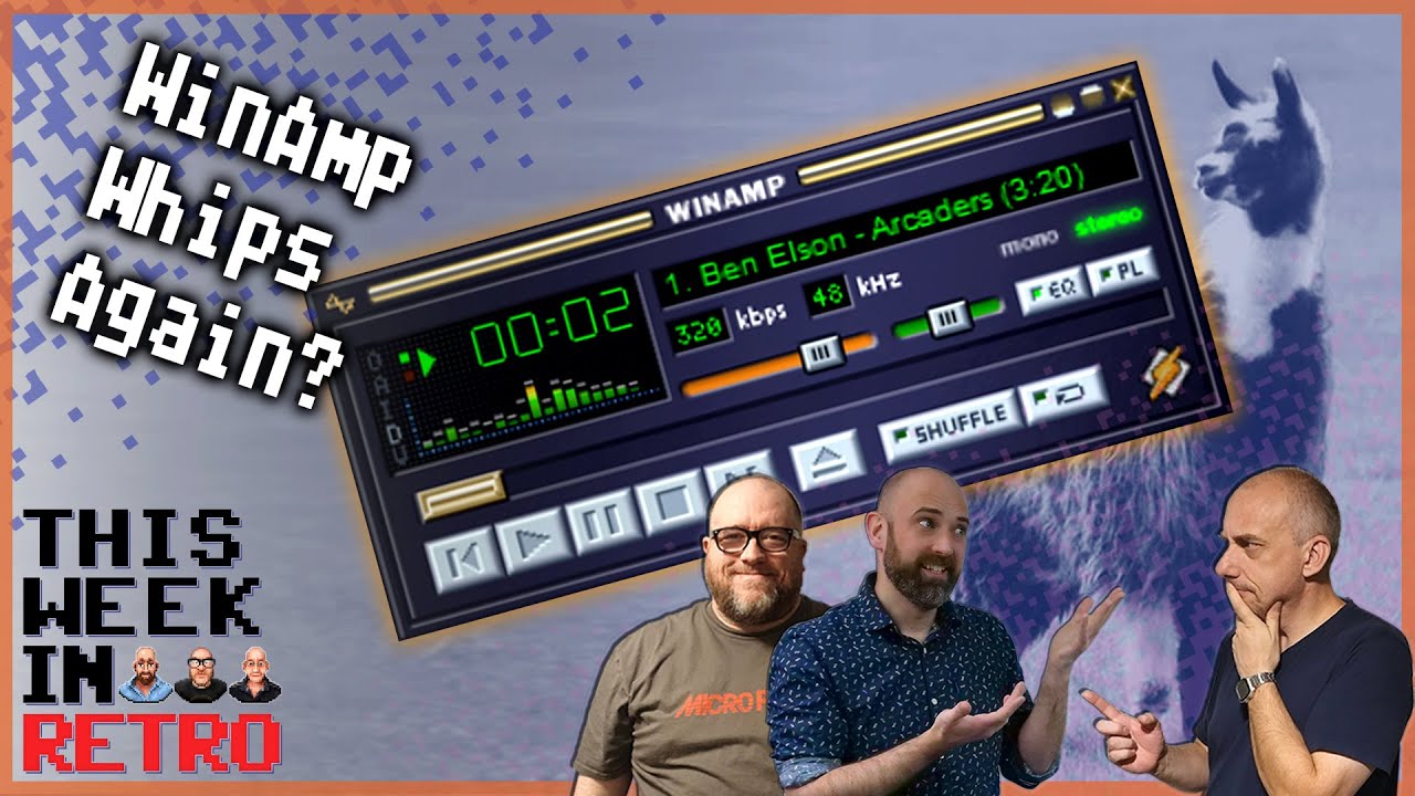 WinAmp Gets Whipped Again, But Has It Gone Too Far? - This Week In Retro 121